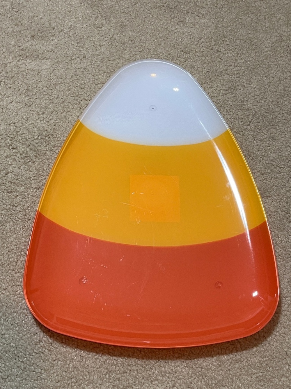Celebrate Together Candy Corn Halloween Serving Platter Tray 15” NWT